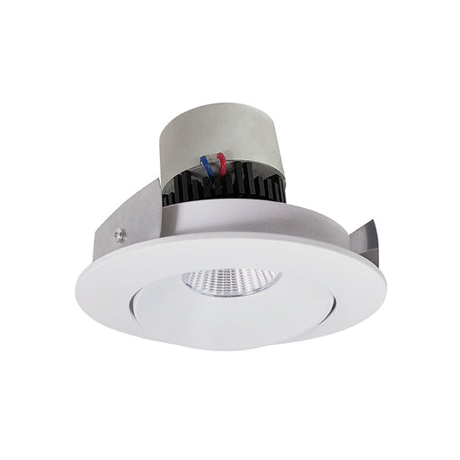Nora NPR-4RC 4" Pearl 12W LED Round Adjustable Cone Retrofit, 1250 Lumens, 120V - Matte Powder White