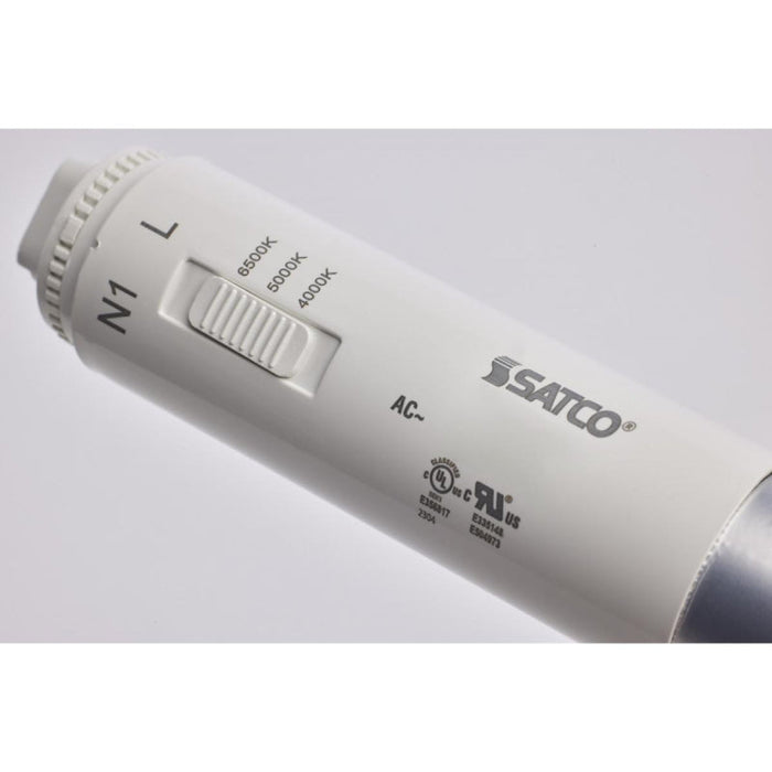 Lámpara LED T8 Satco S16434 de 15 W, casquillo R17d, CCT seleccionable