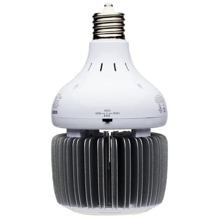 Bombilla LED Satco S33115 de 80 W, 100 W y 130 W de alta bahía, casquillo EX39, 5000 K