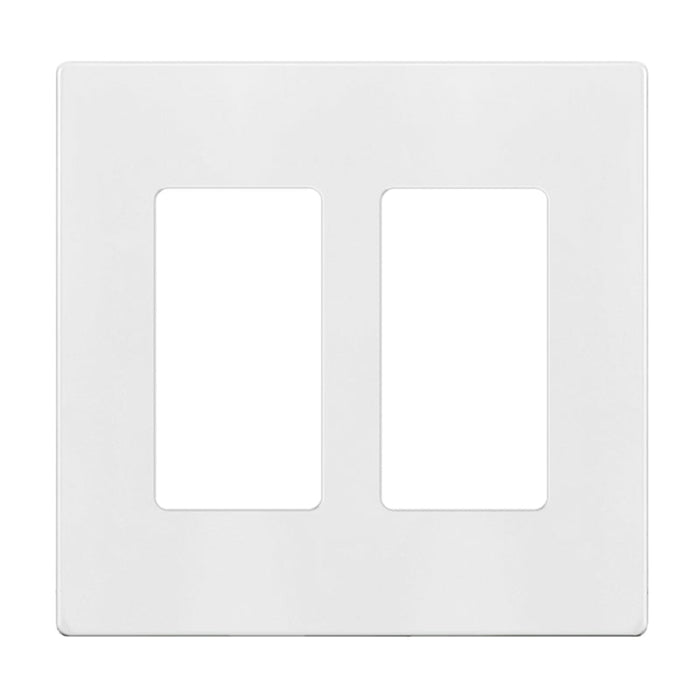 Enerlites SI8832 Screwless Decorator/GFCI Two-Gang Wall Plate