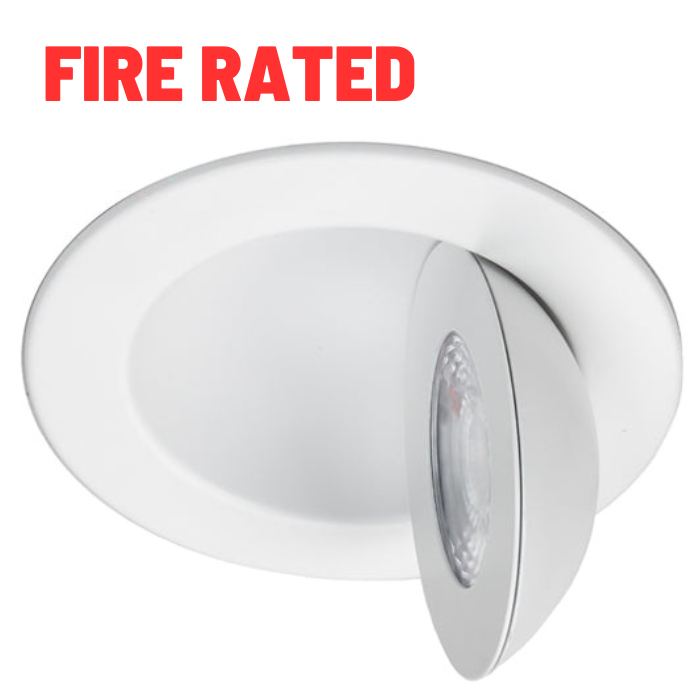 WAC R6ERAR-W9CS Lotos 6" Fire Rated Adjustable Downlight, CCT Selectable