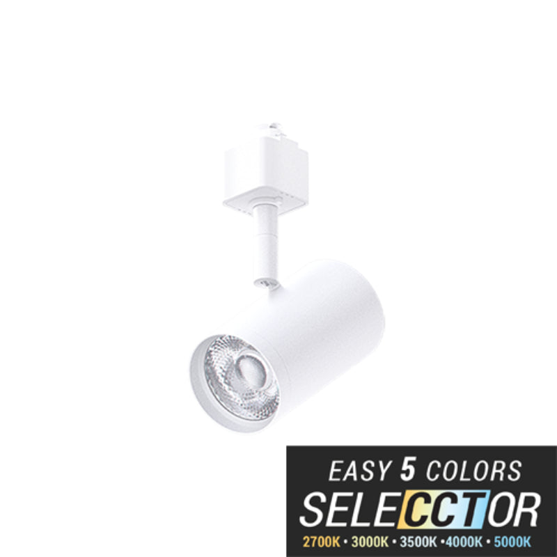 Elite ET-LED-351 15W Architectural LED Track Head, CCT Select, 1200 Lumens,  White, 120V