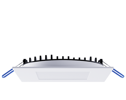 Elite RL676 6" 14W Square Slim LED Retrofit - 1100 lumens - Selectable CCT, 120V, White