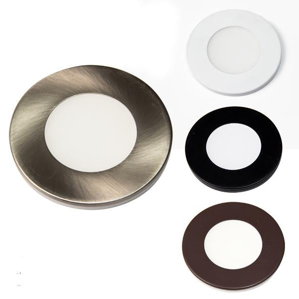 GM Lighting 12V Surface/Recess Mount LED Slim Puck Light